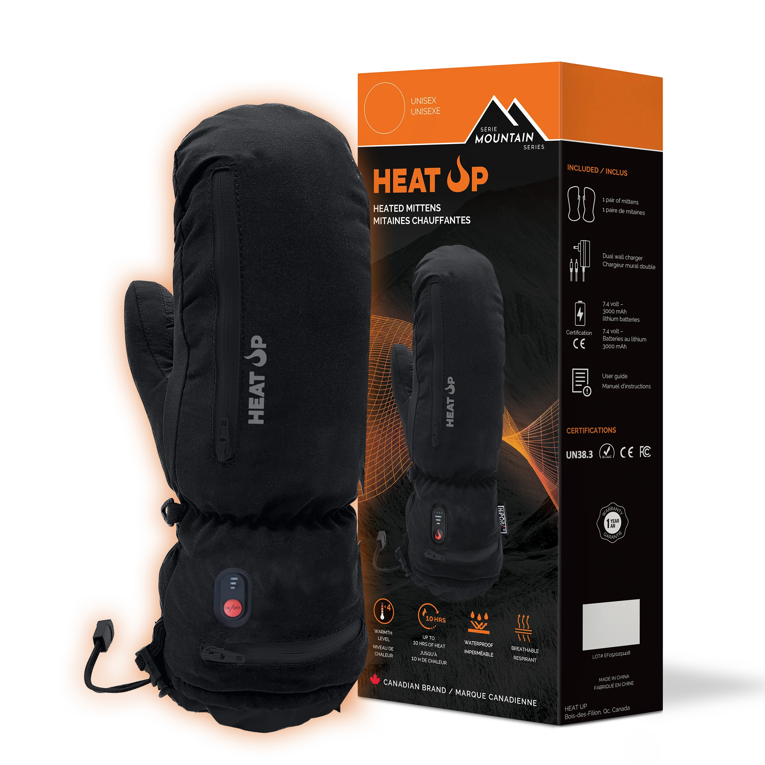 Heated Mittens - MOUNTAIN series - Unisex - Image 10