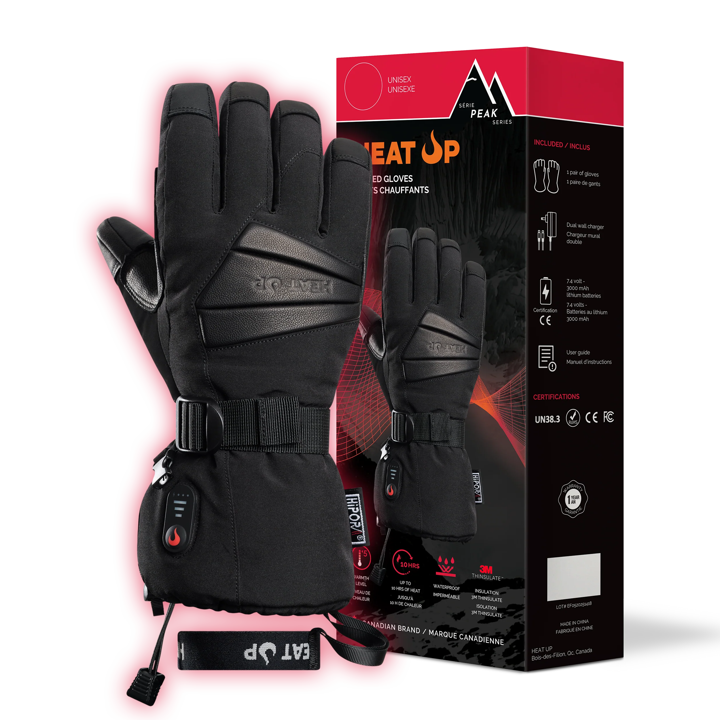 Premium Heated Gloves - Peak series - Unisex - Image 11